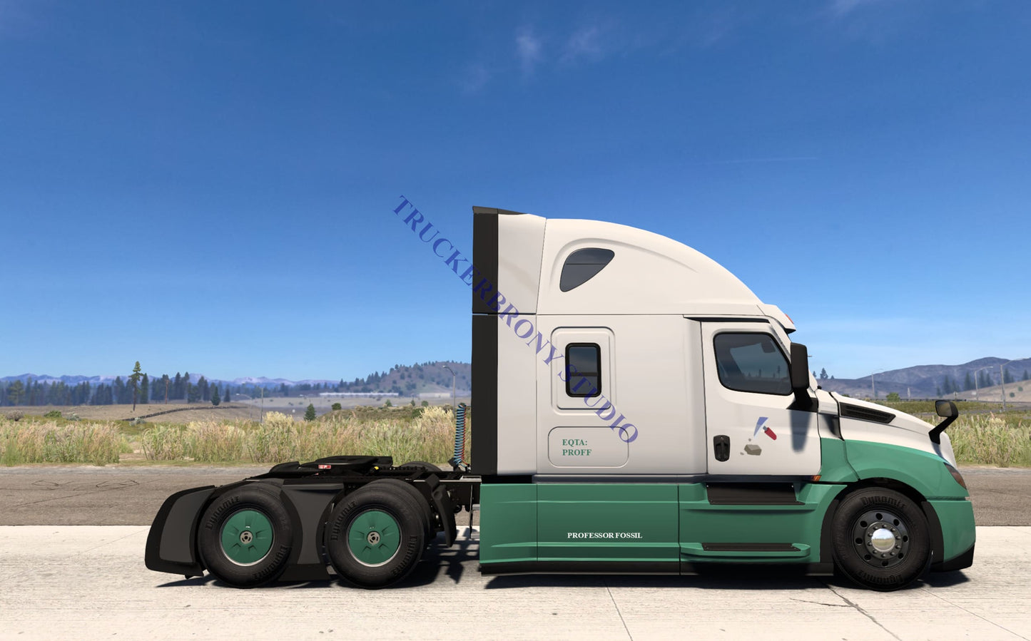 Professor Fossil Freightliner Cascadia (Digital Image)