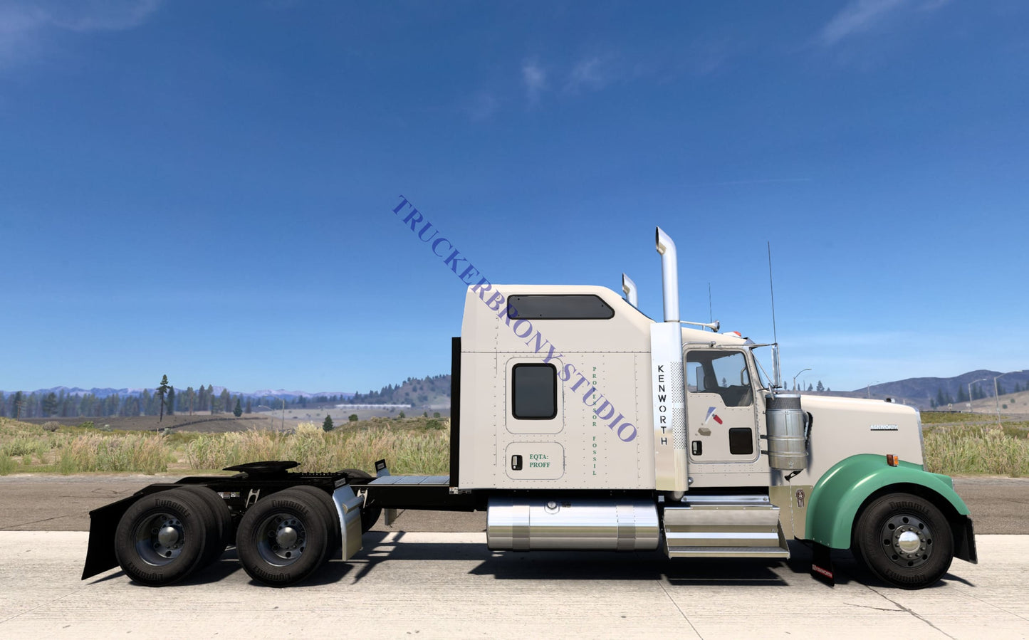 Professor Fossil Kenworth W9000 (Digital Image)