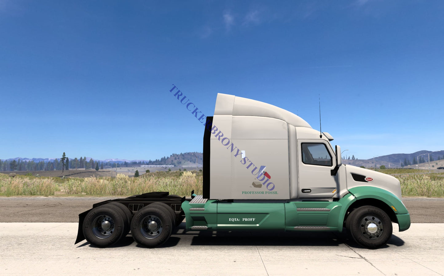 Professor Fossil Peterbilt 579 (Digital Image)