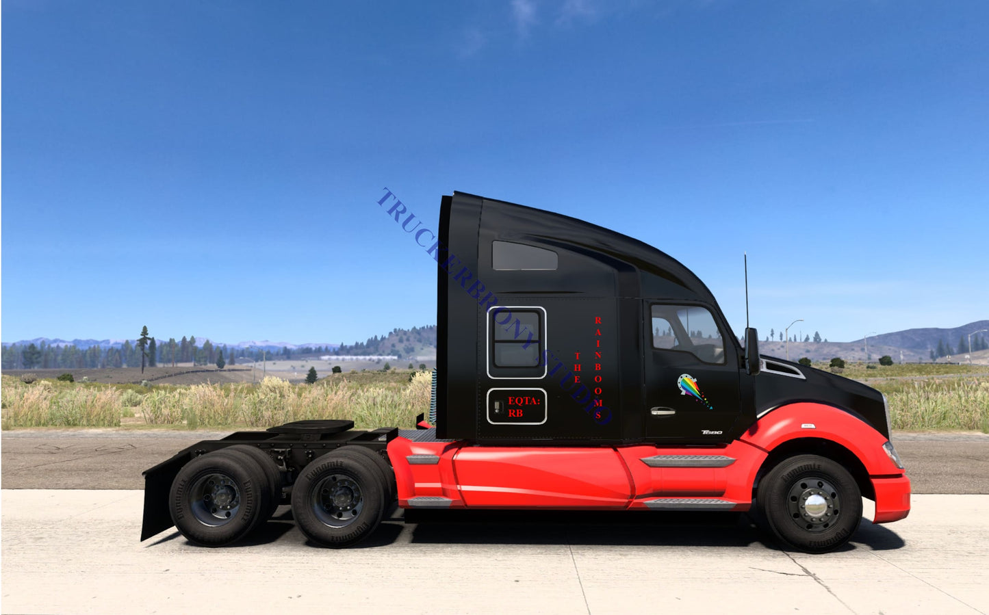 The Rainbooms Kenworth T680 (Digital Image)