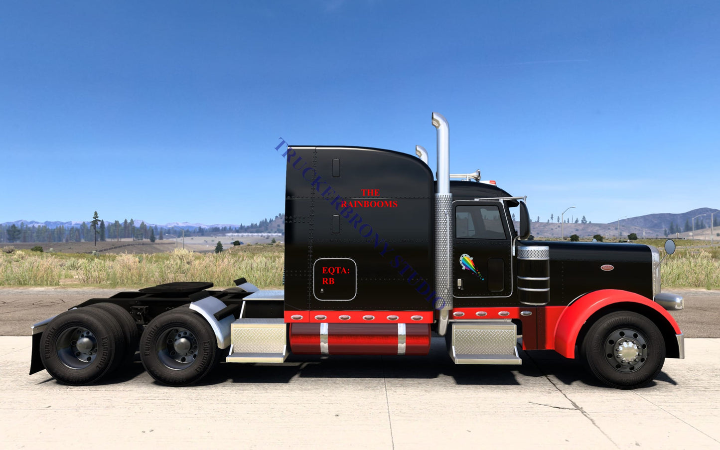 The Rainbooms Peterbilt 389 (Digital Image)