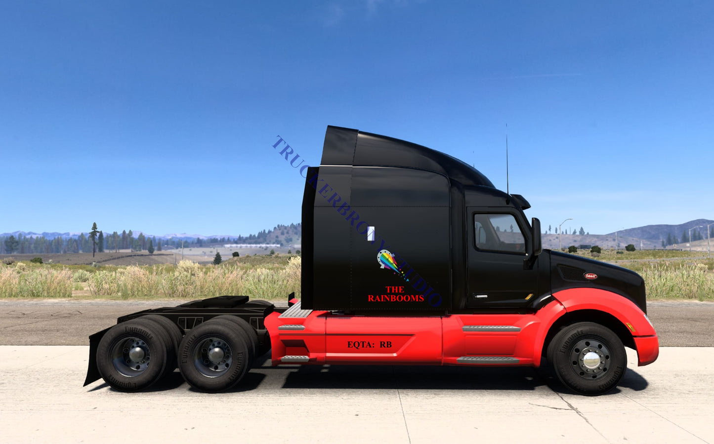 The Rainbooms Peterbilt 579 (Digital Image)