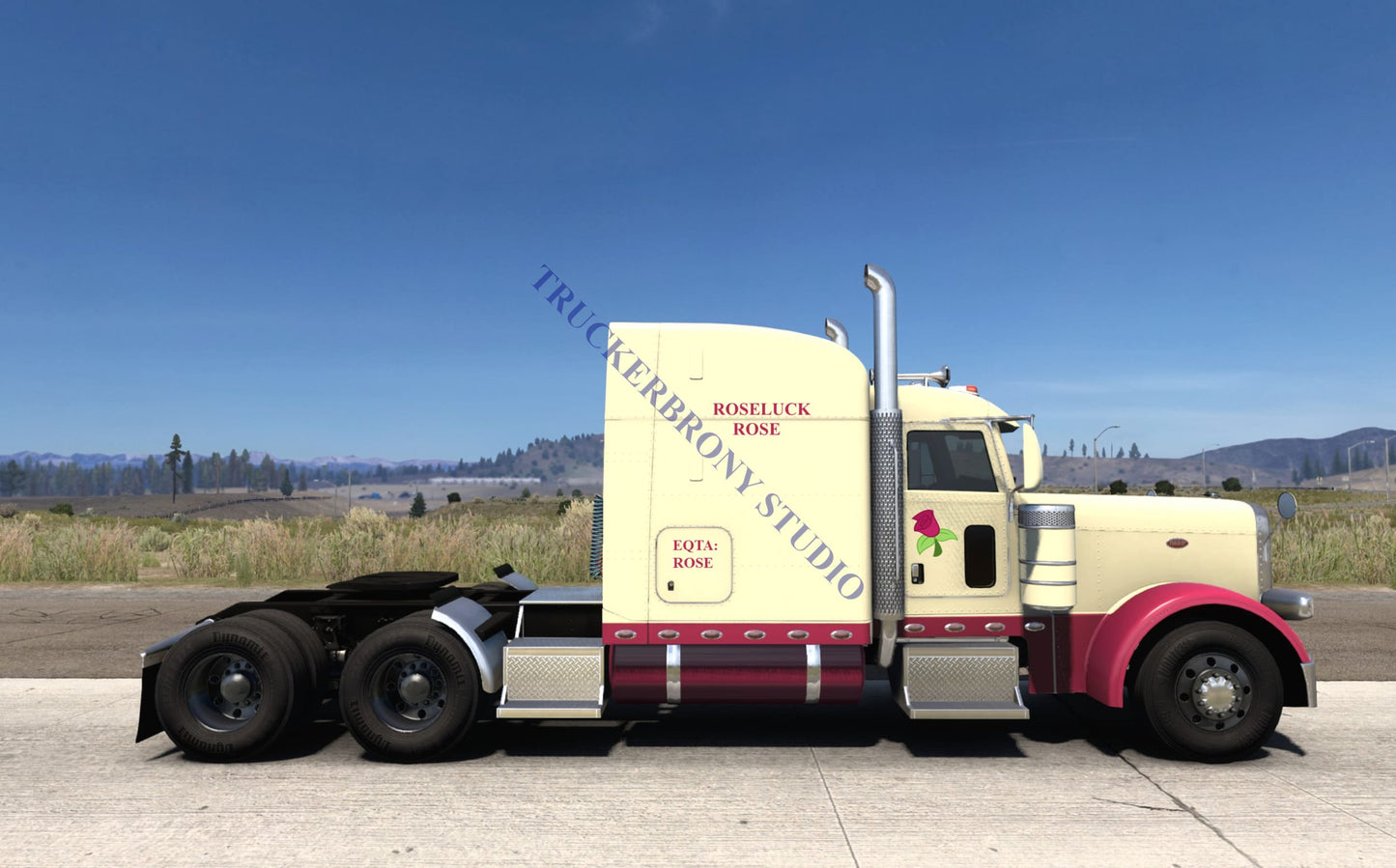 Roseluck Rose Peterbilt 389 (Digital Image)