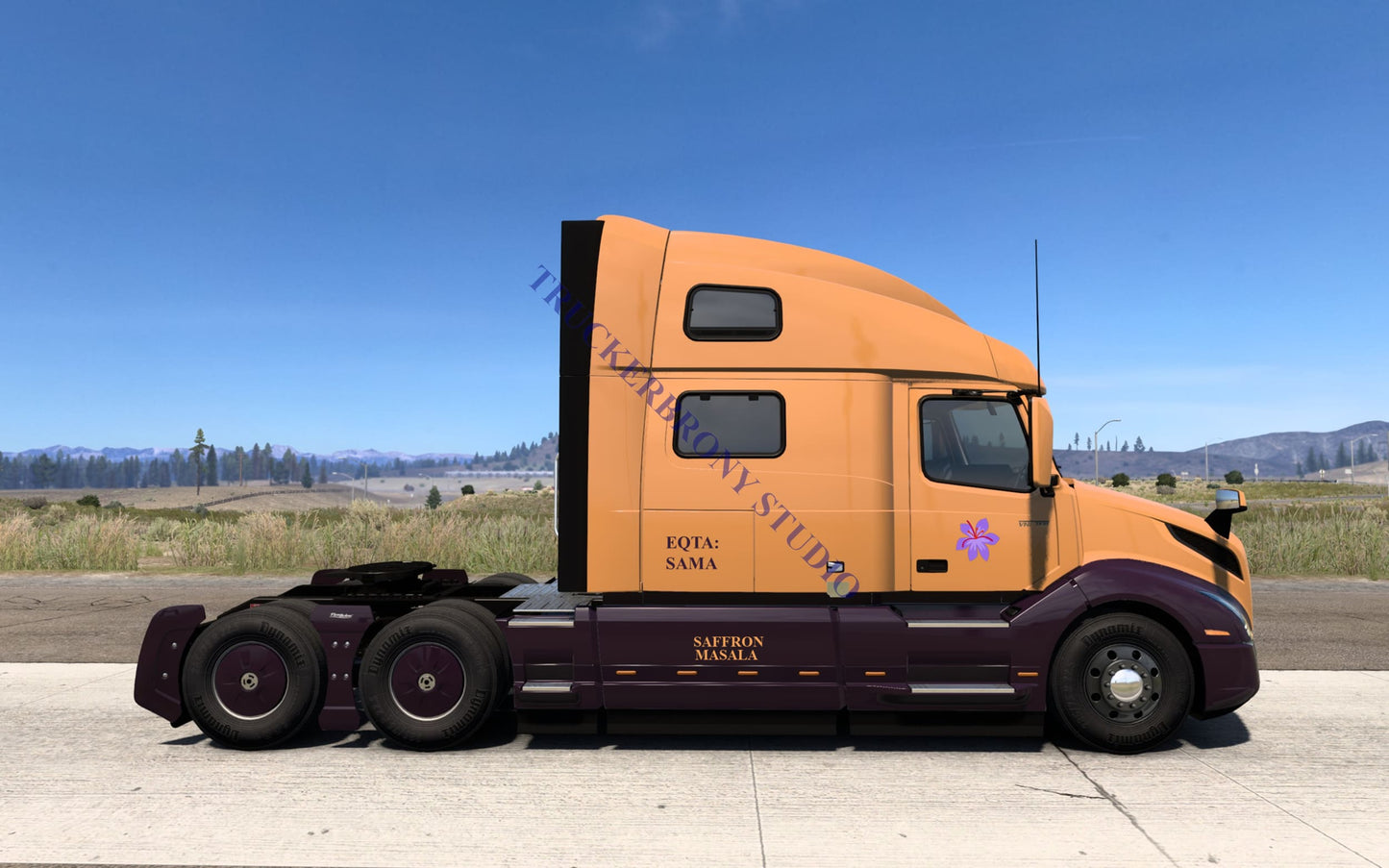 Saffron Masala Volvo Vnl (Digital Image)