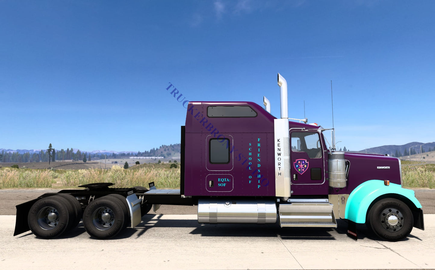 School Of Friendship Kenworth W9000 (Digital Image)