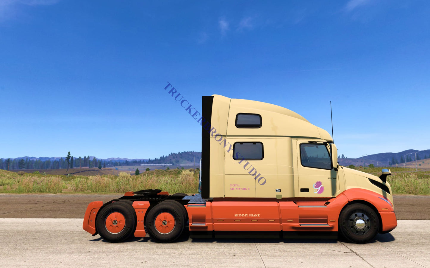 Shimmy Shake Volvo VNL (Digital Image) Digital Image