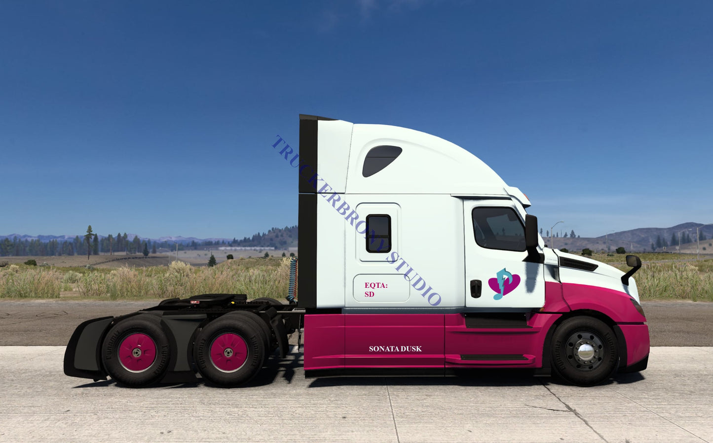 Sonata Dusk Freightliner Cascadia (Digital Image)