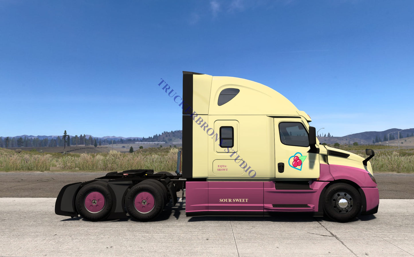 Sour Sweet Freightliner Cascadia (Digital Image) Digital Image