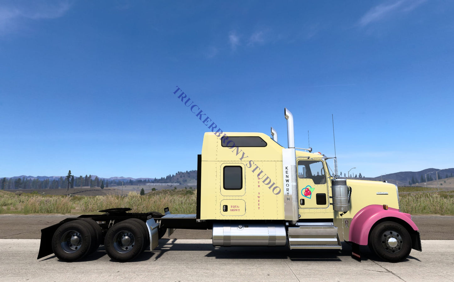 Sour Sweet Kenworth W9000 (Digital Image) Digital Image