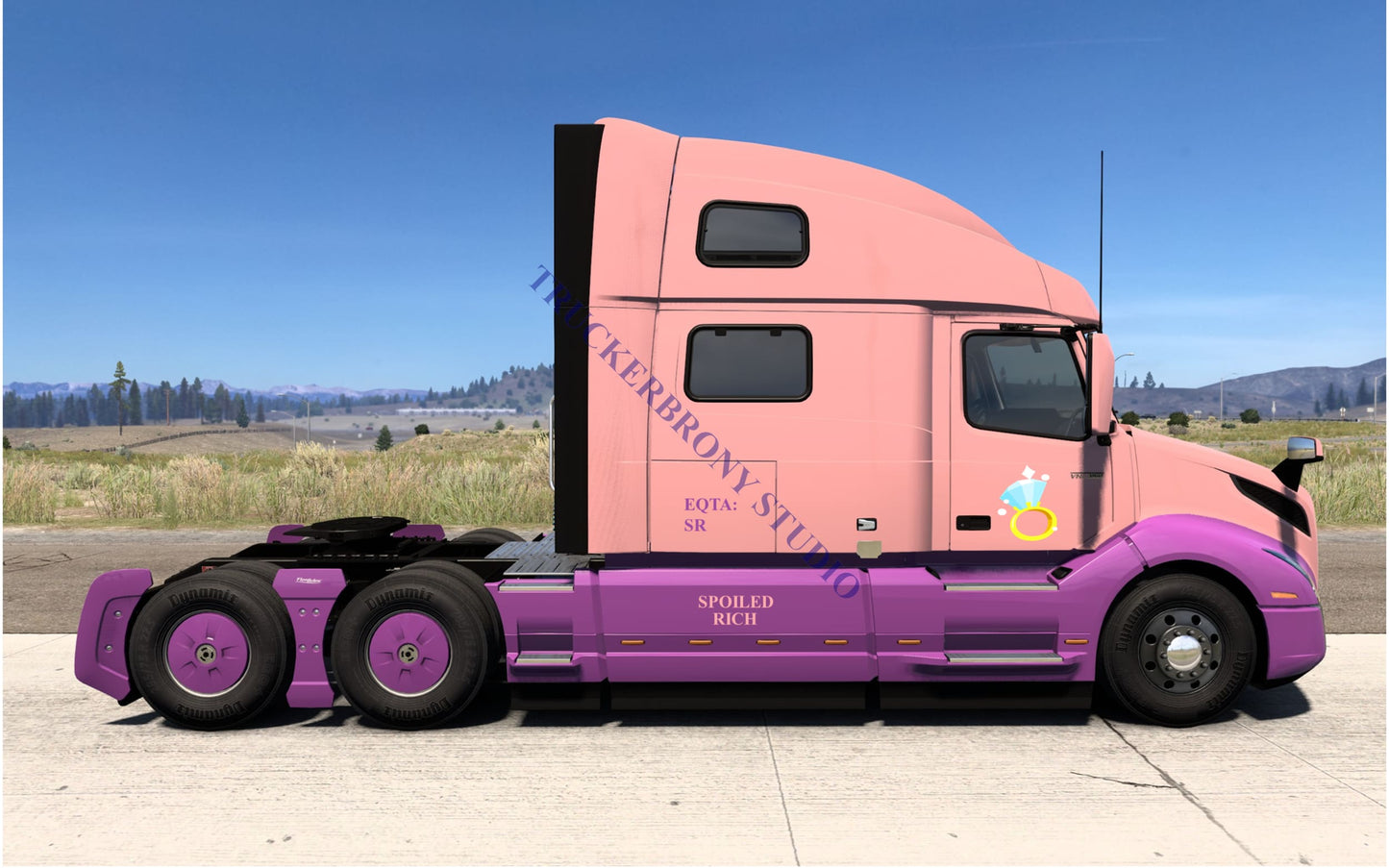 Spoiled Rich Volvo Vnl (Digital Image)