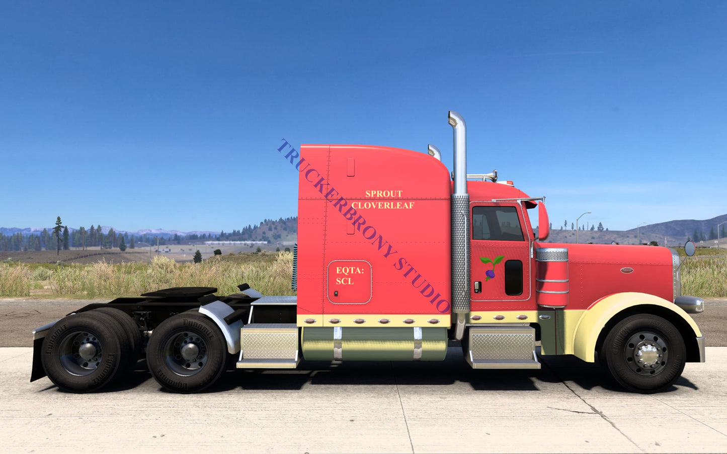 Sprout Cloverleaf Peterbilt 389 (Digital Image)