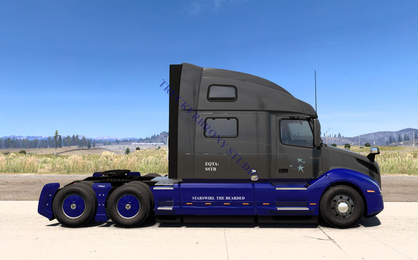 Starswirl The Bearded Volvo Vnl (Digital Image)
