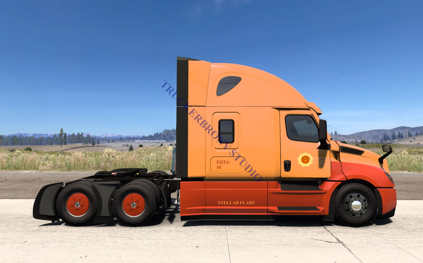 Stellar Flare Freightliner Cascadia (Digital Image)