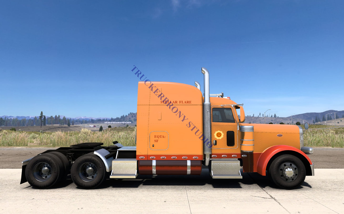 Stellar Flare Peterbilt 389 (Digital Image)