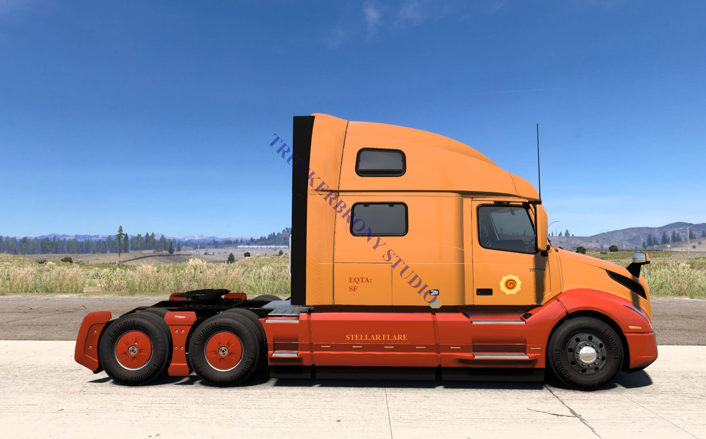Stellar Flare Volvo Vnl (Digital Image)
