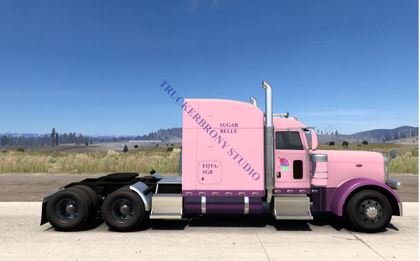Sugar Belle Peterbilt 389 (Digital Image)