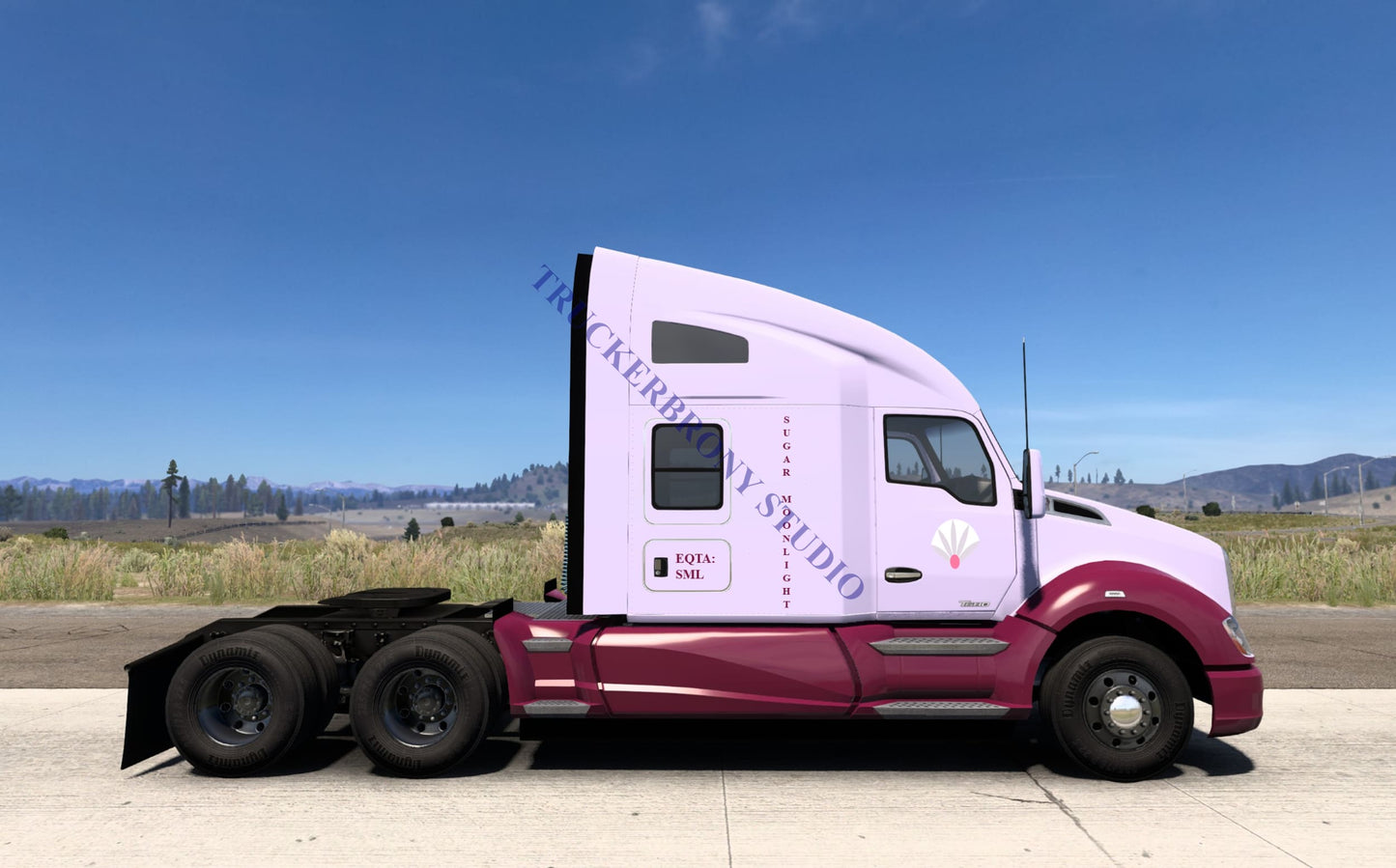 Sugar Moonlight Kenworth T680 (Digital Image)
