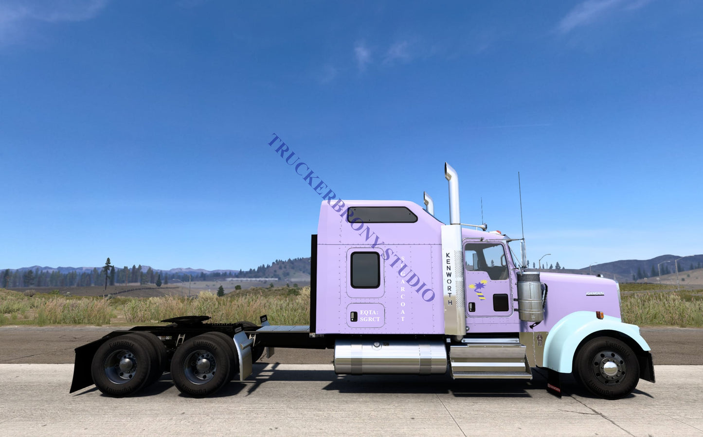 Sugarcoat Kenworth W9000 (Digital Image) Digital Image