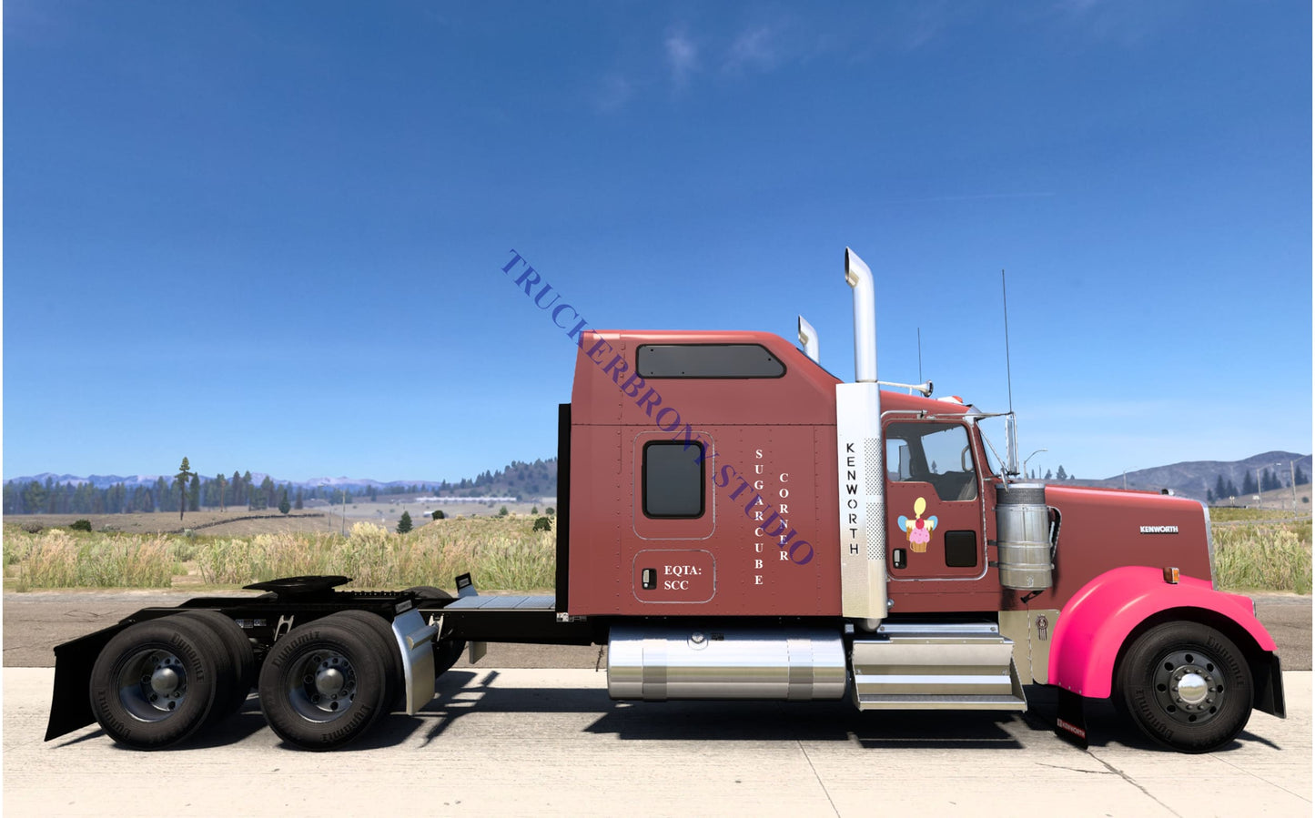 Sugarcube Corner Kenworth W9000 (Digital Image)