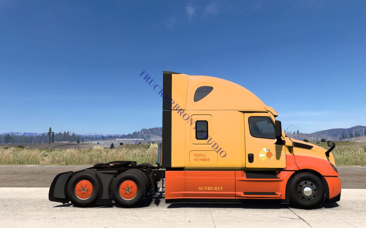 Sunburst Freightliner Cascadia (Digital Image)