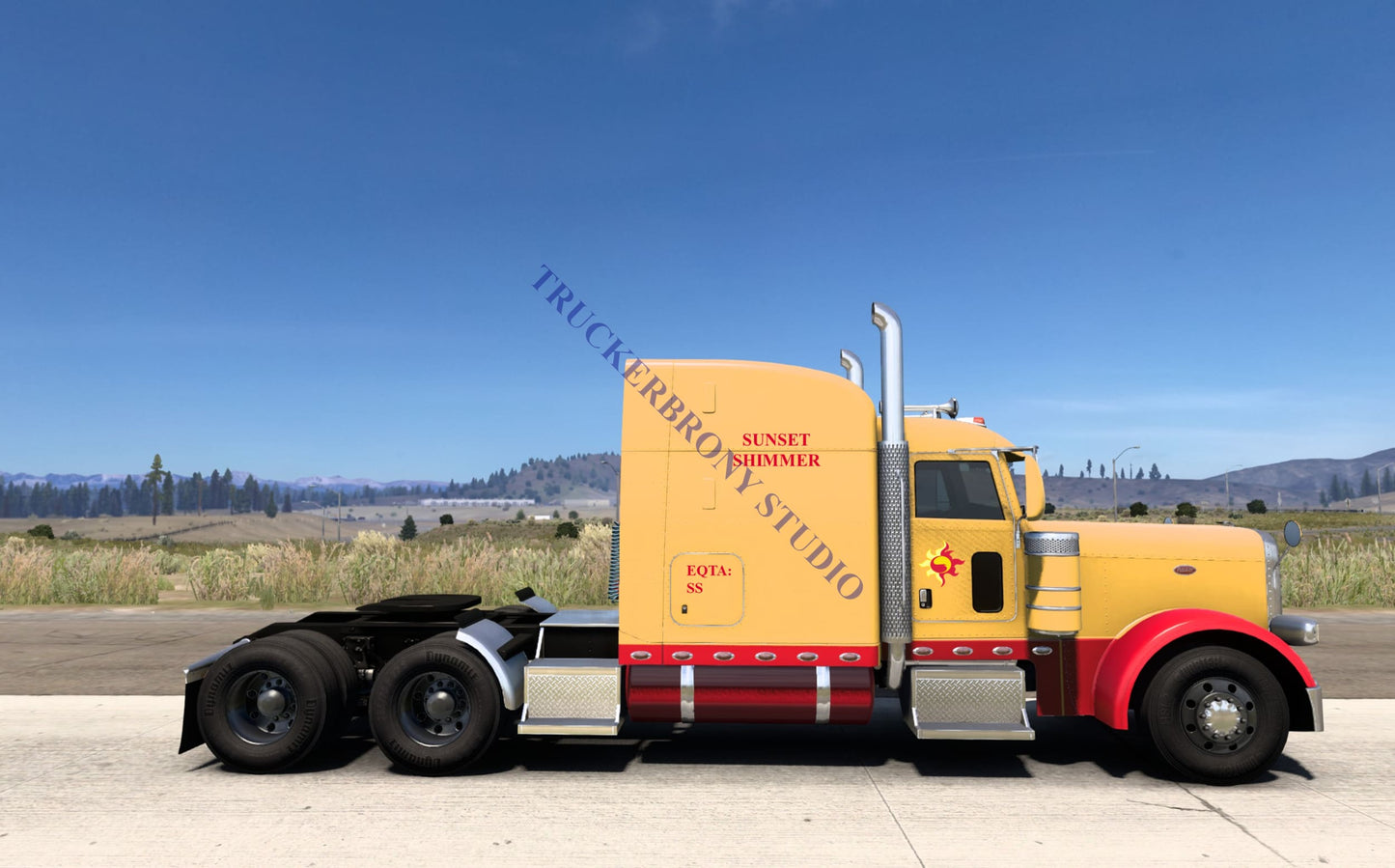 Sunset Shimmer Peterbilt 389 (Digital Image)