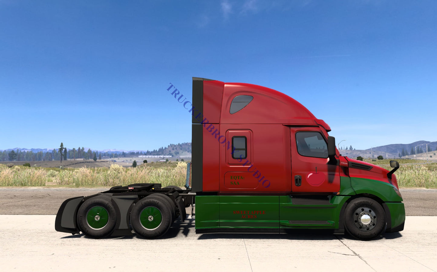 Sweet Apple Acres Freightliner Cascadia (Digital Image)