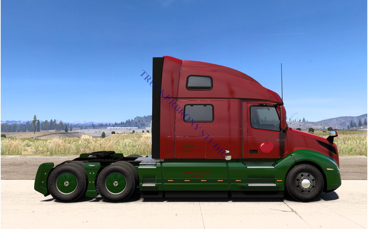 Sweet Apple Acres Volvo Vnl (Digital Image)