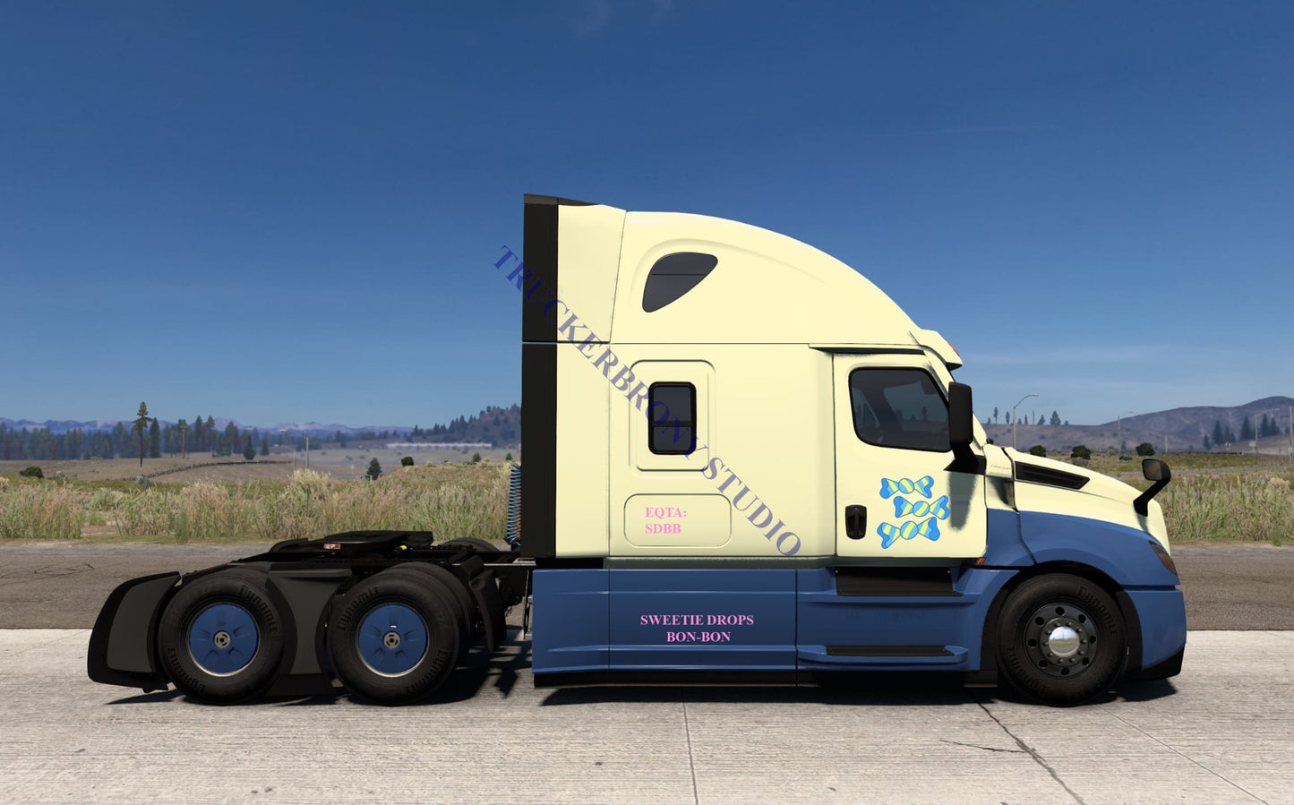 Sweetie Drops Bon-Bon Freightliner Cascadia (Digital Image)