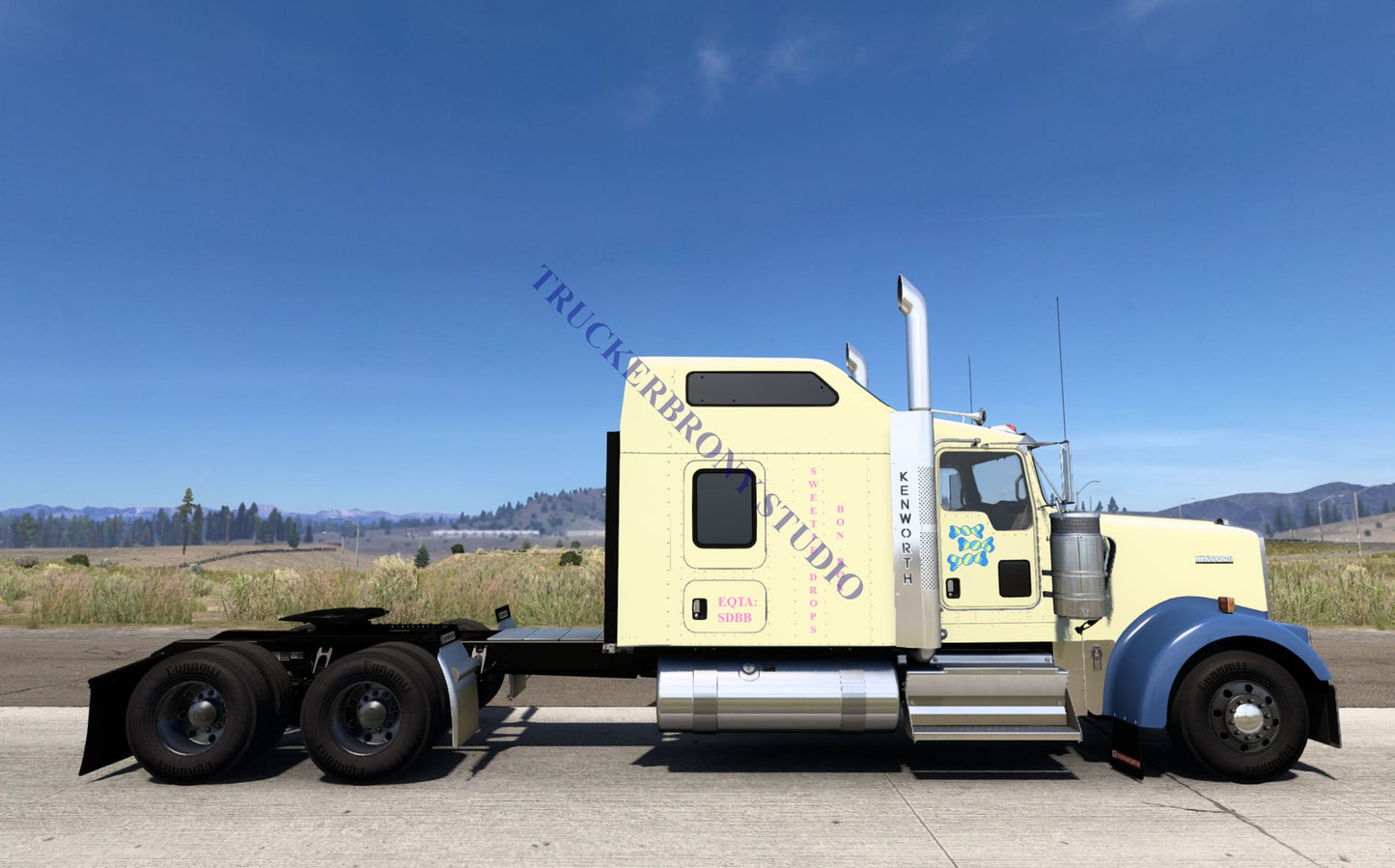 Sweetie Drops Bon-Bon Kenworth W9000 (Digital Image)