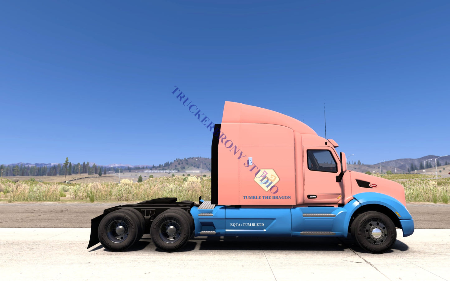 Tumble The Dragon Peterbilt 579 (Digital Image) Digital Image