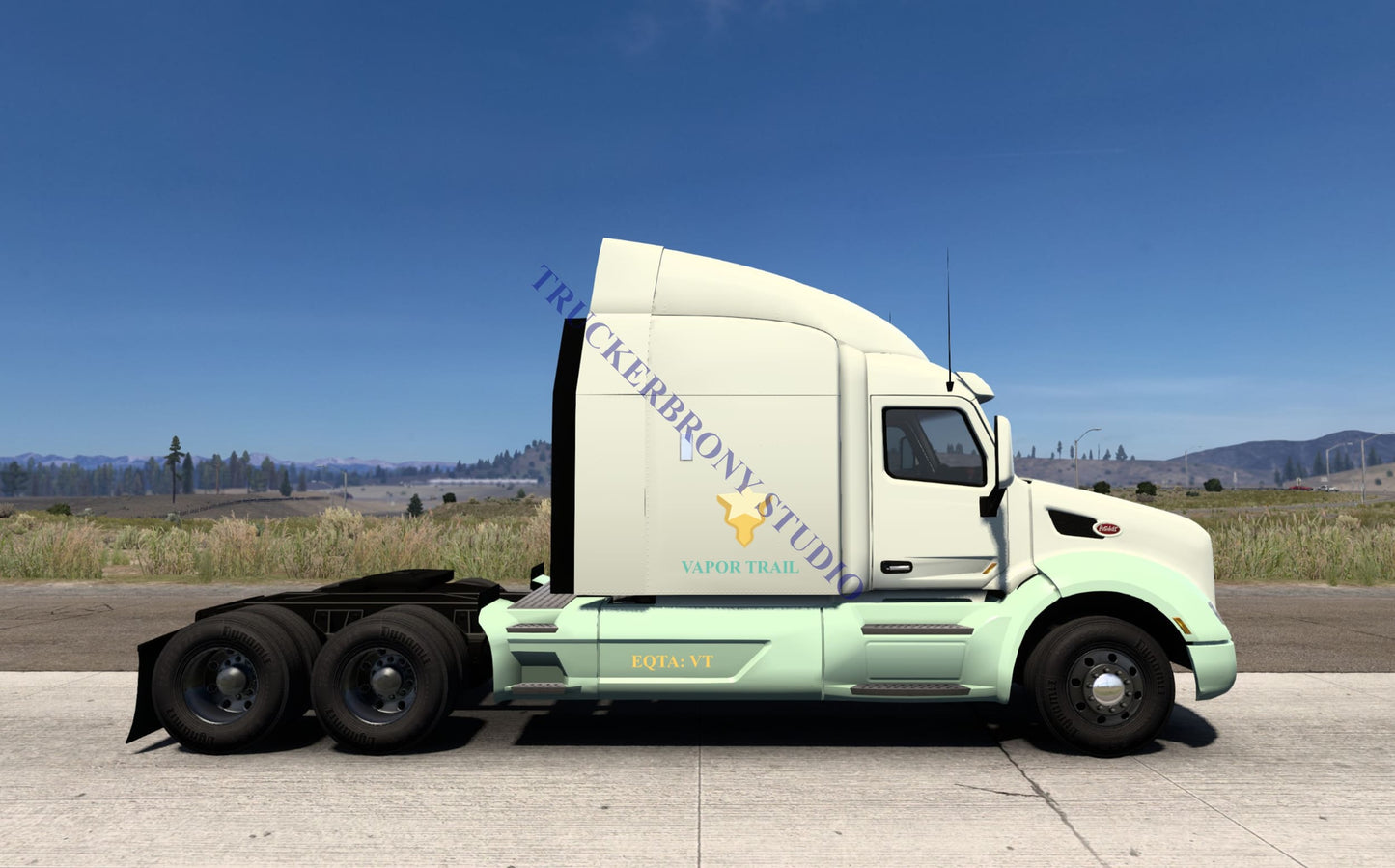 Vapor Trail Peterbilt 579 (Digital Image)