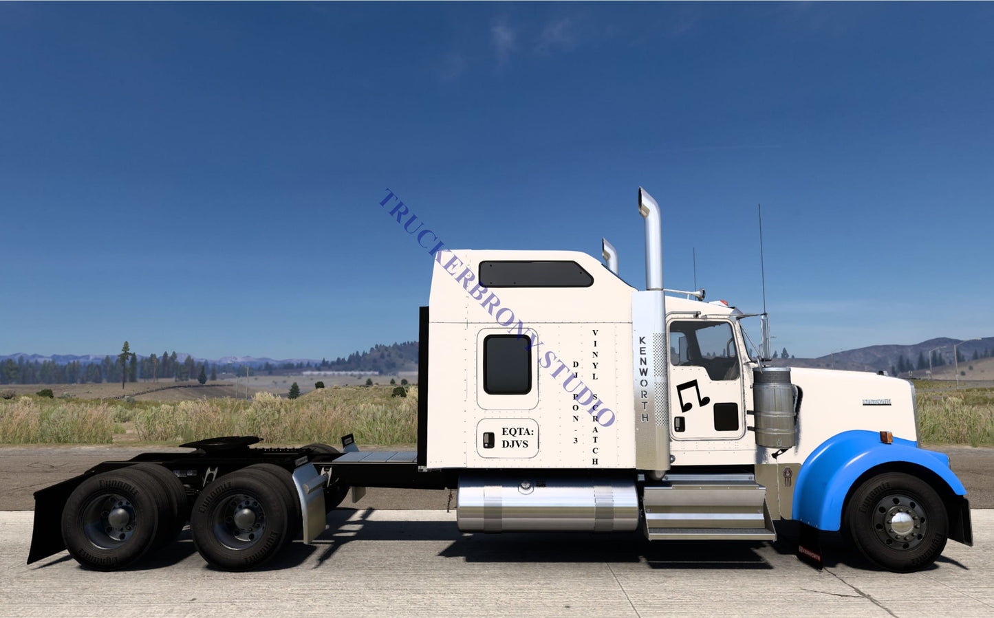 Vinyl Scratch-Dj Pon-3 Kenworth W9000 (Digital Image)