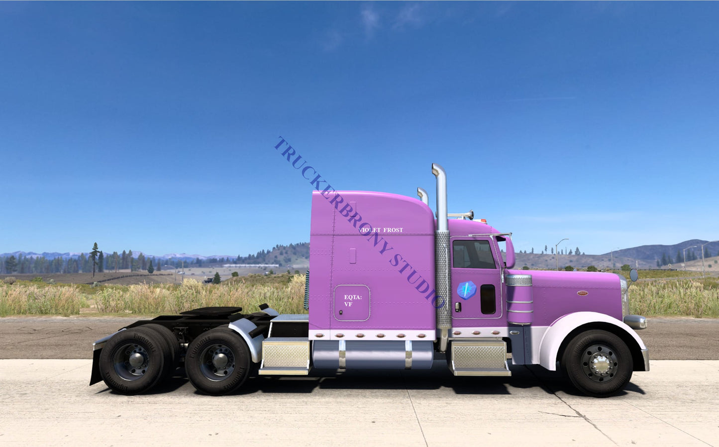 Violet Frost Peterbilt 389 (Digital Image)