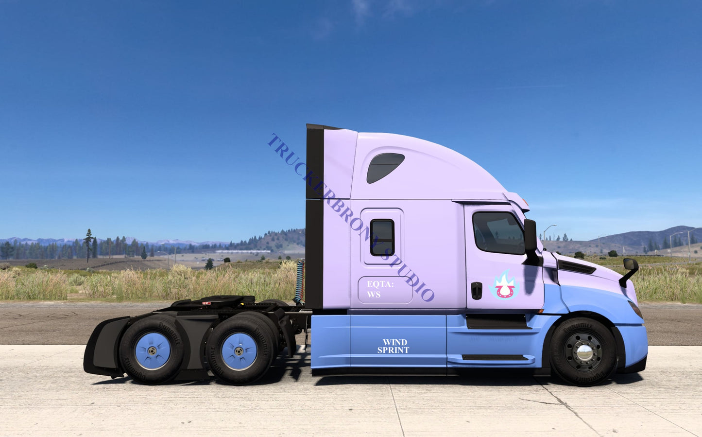 Wind Sprint Freightliner Cascadia (Digital Image)