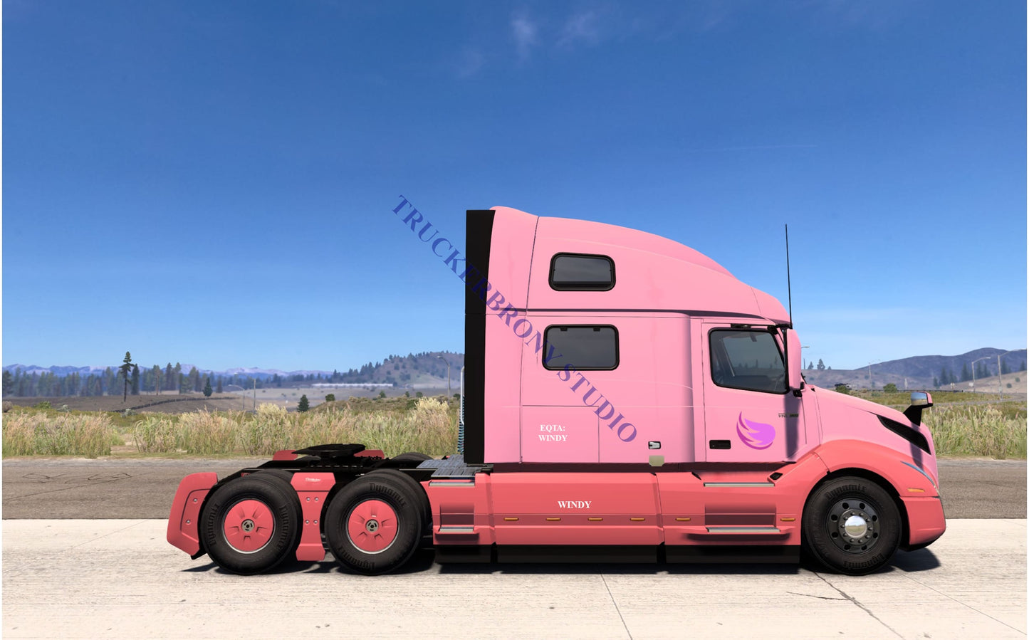 Windy Volvo Vnl (Digital Image)