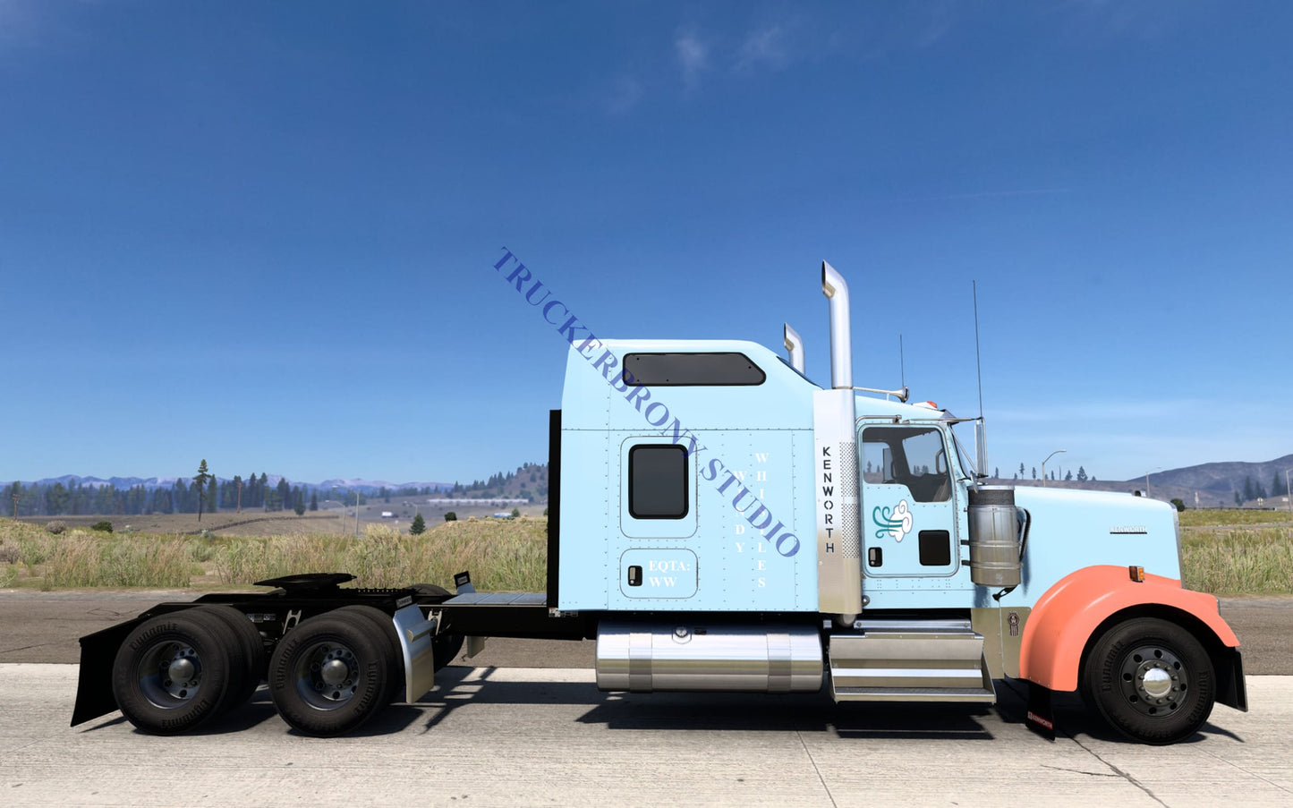 Windy Whistles Kenworth W9000 (Digital Image)