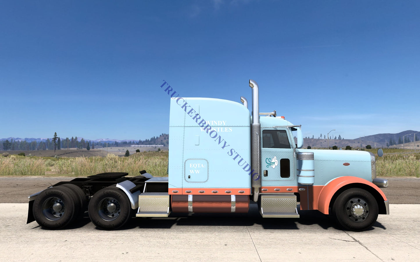 Windy Whistles Peterbilt 389 (Digital Image)