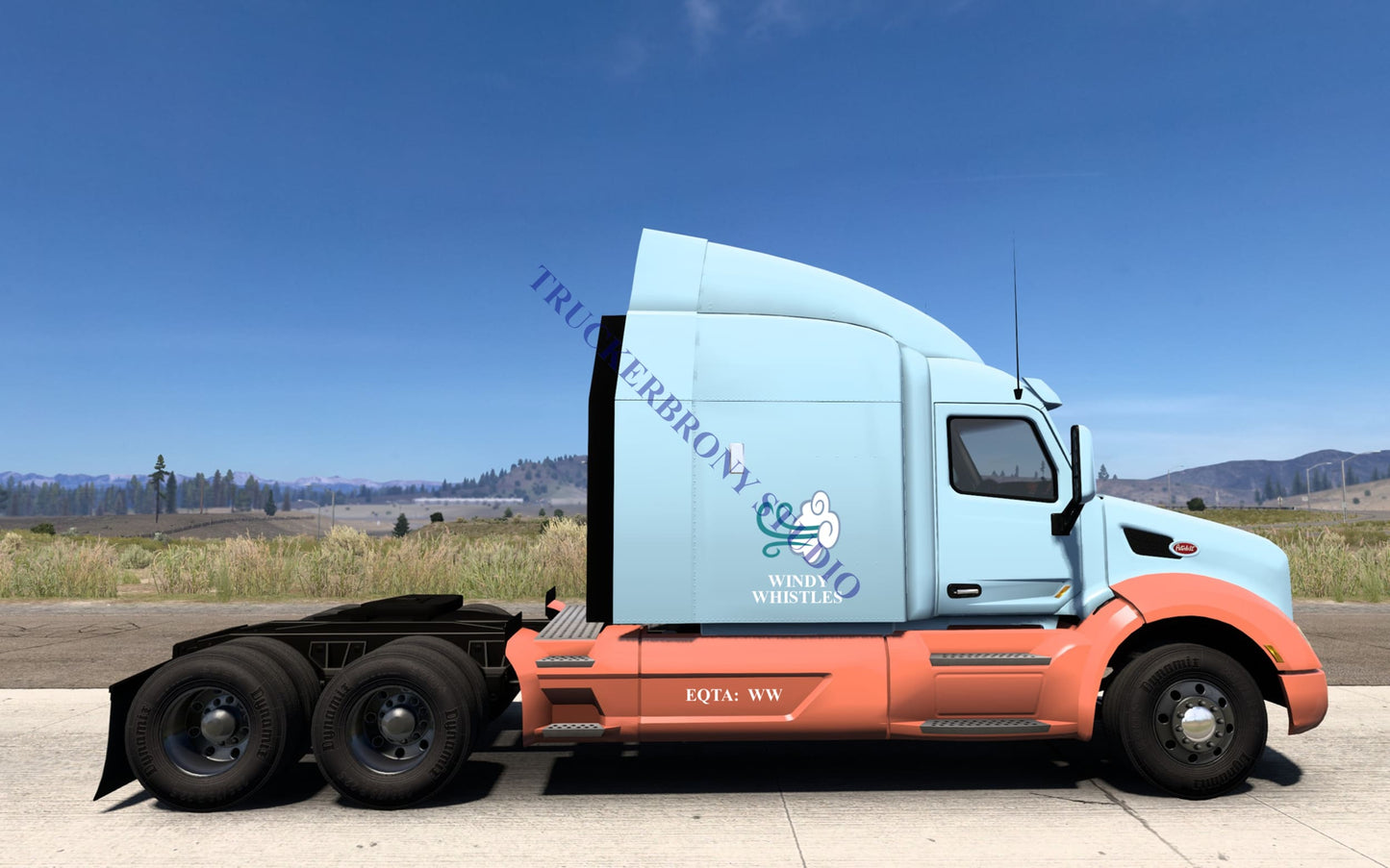 Windy Whistles Peterbilt 579 (Digital Image)