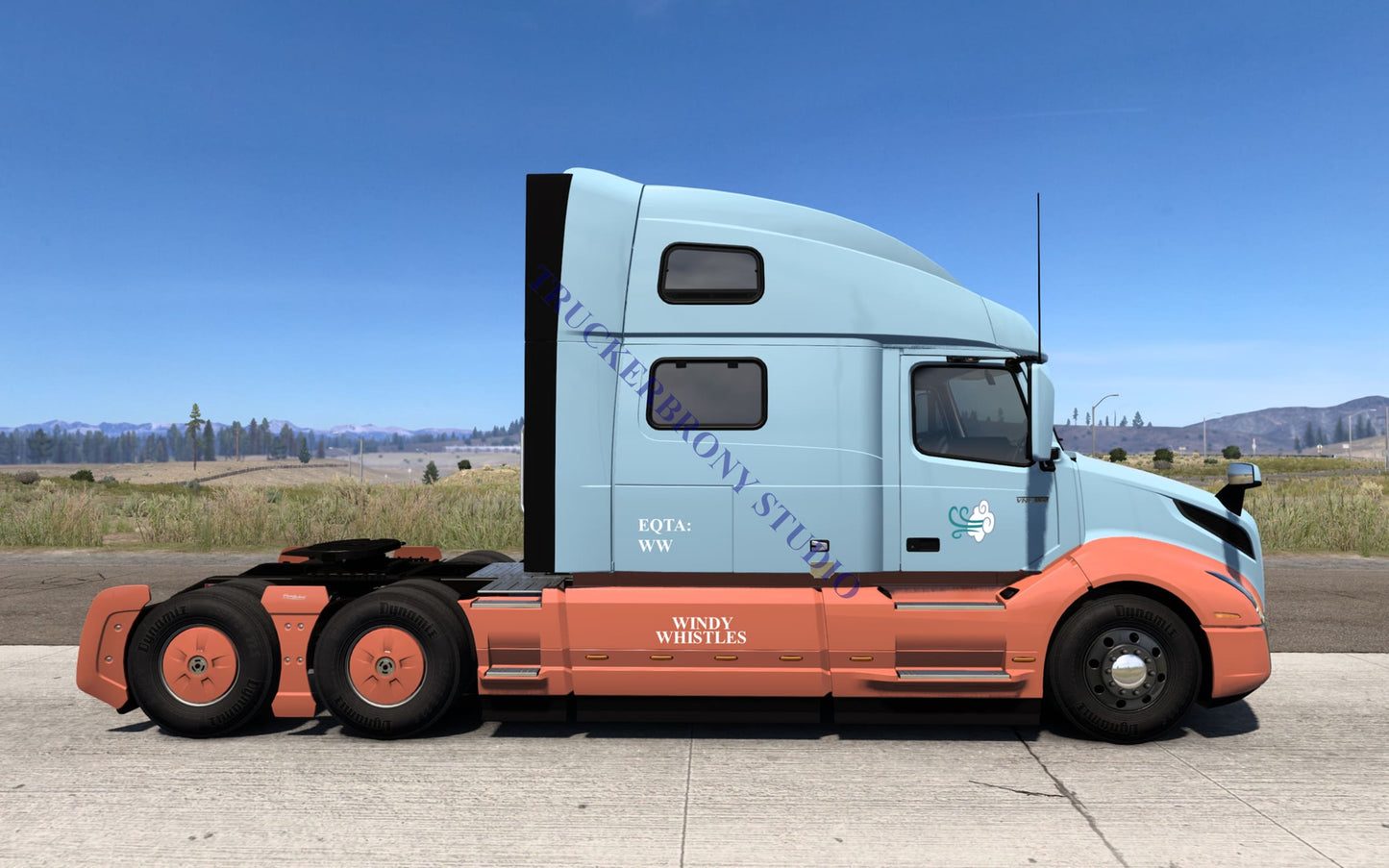 Windy Whistles Volvo Vnl (Digital Image)