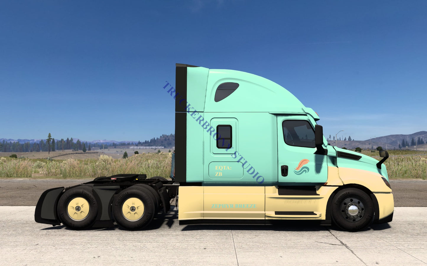Zephyr Breeze Freightliner Cascadia (Digital Image)