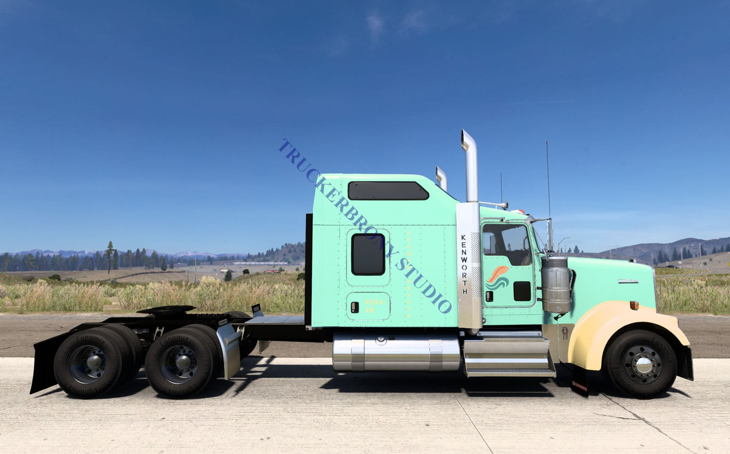 Zephyr Breeze Kenworth W9000 (Digital Image)