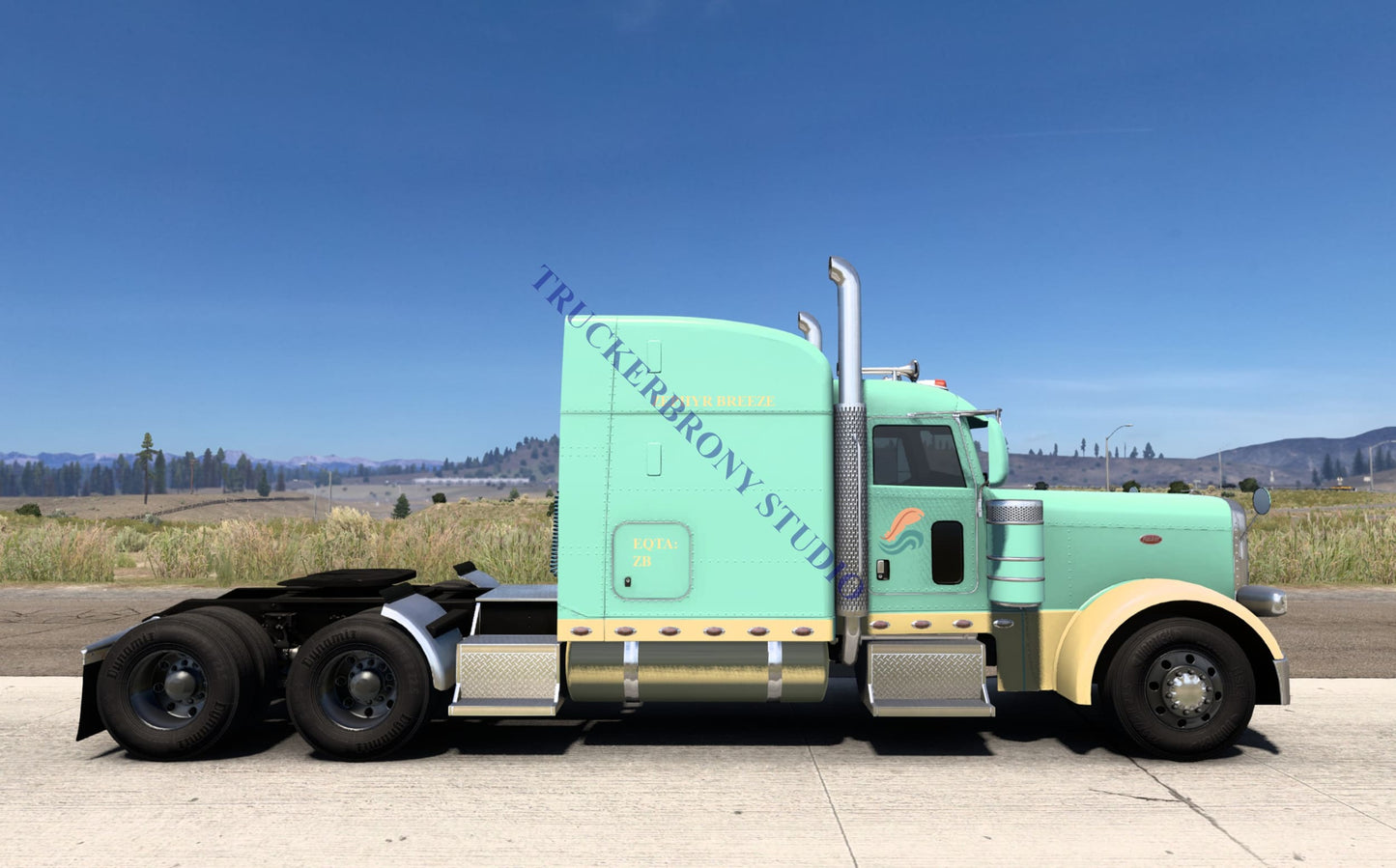 Zephyr Breeze Peterbilt 389 (Digital Image)