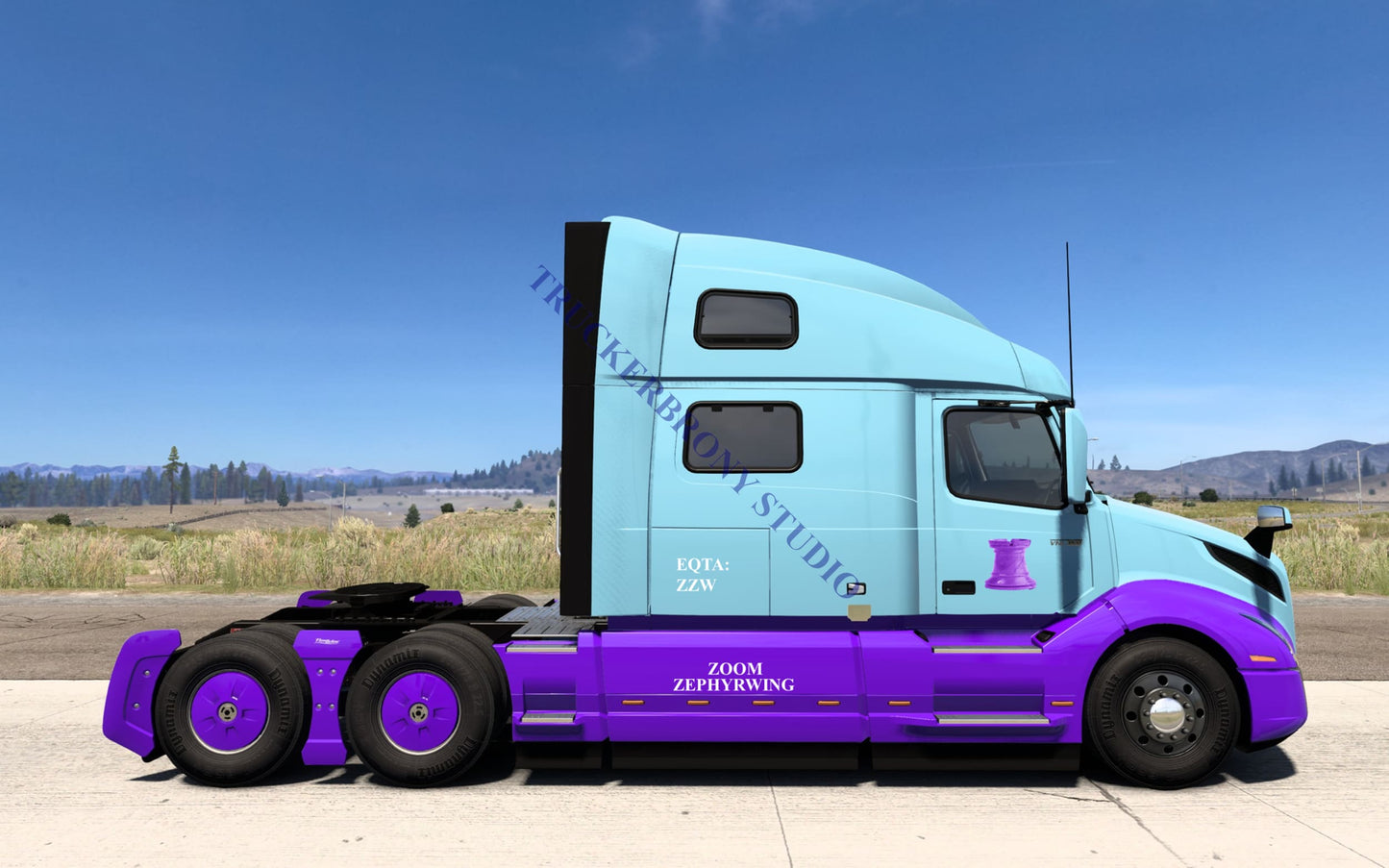 Zoom Zephyrwing Volvo Vnl (Digital Image)