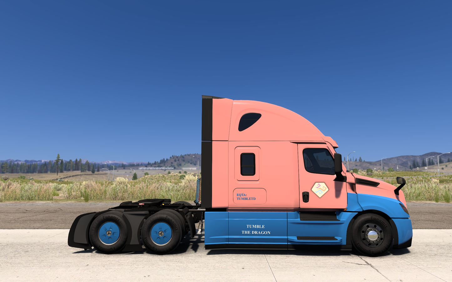 Tumble The Dragon Freightliner Cascadia ( Digital Image )