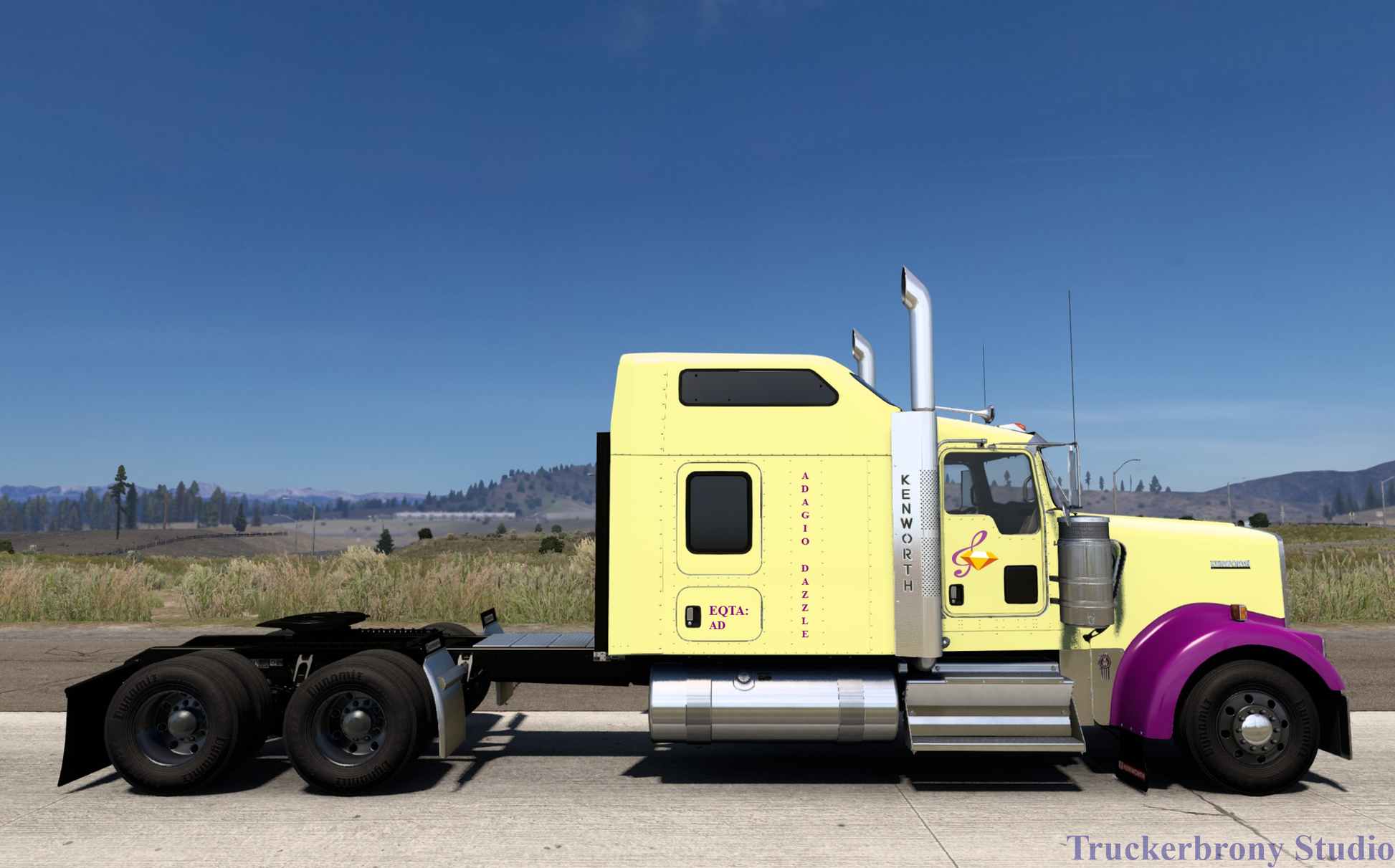 Adagio Dazzle Kenworth W9000 (Digital Image)