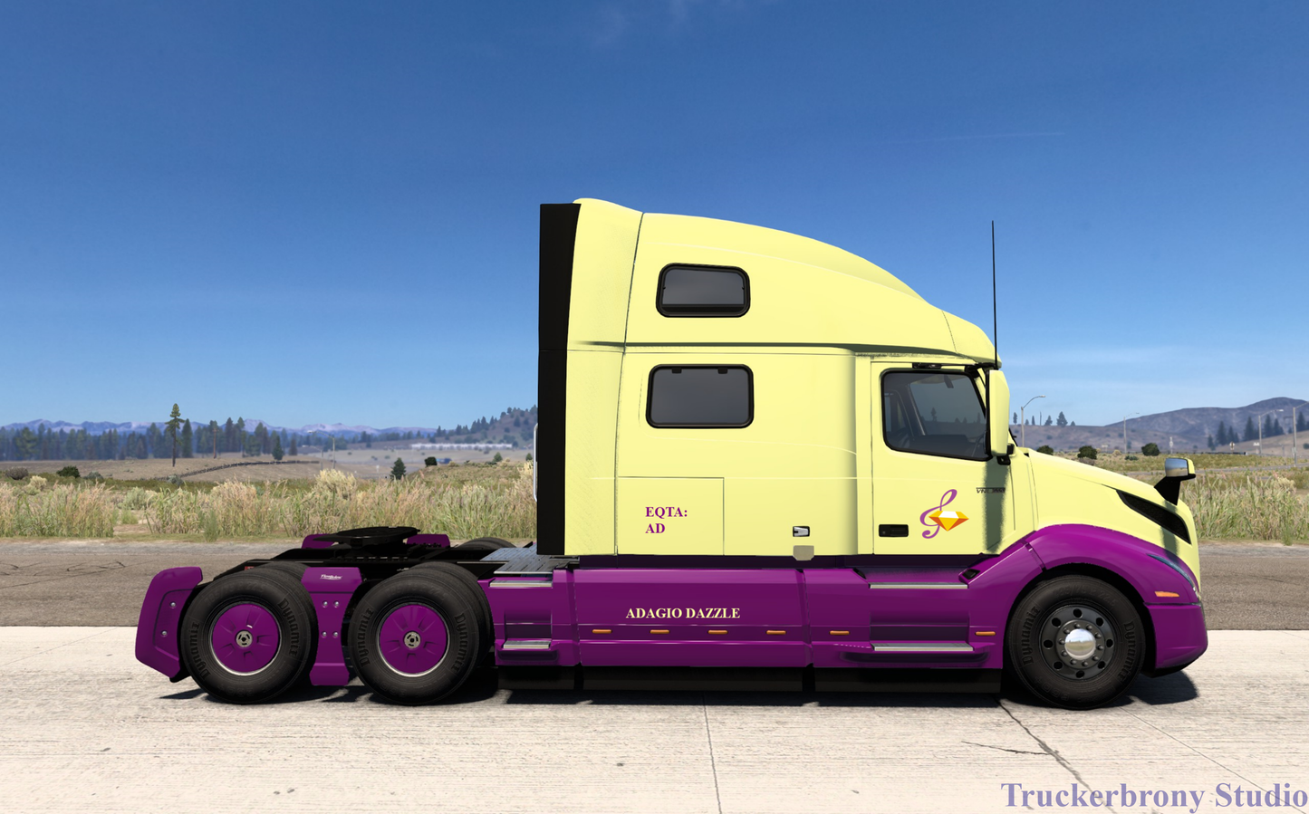 Adagio Dazzle Volvo Vnl (Digital Image)