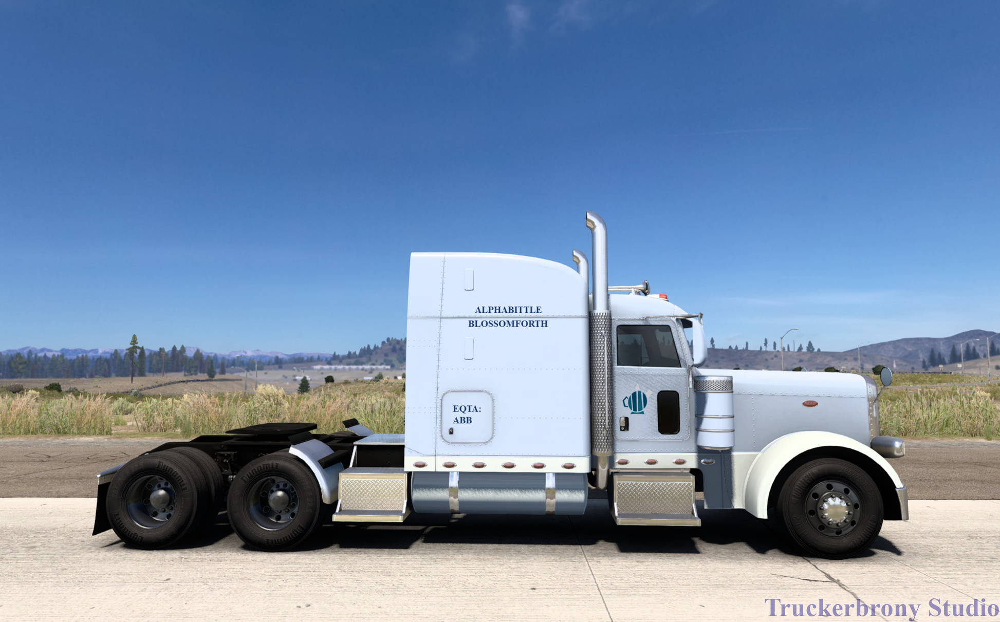 Alphabittle Blossomforth Peterbilt 389 (Digital Image)