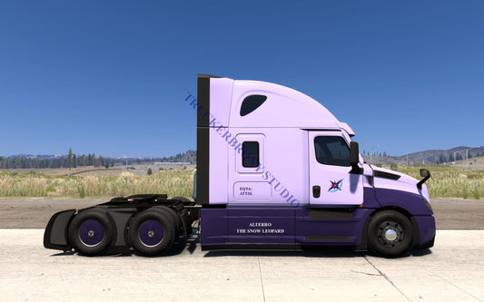 Alterro The Snow Leopard Freightliner Cascadia (Digital Image) Digital Image