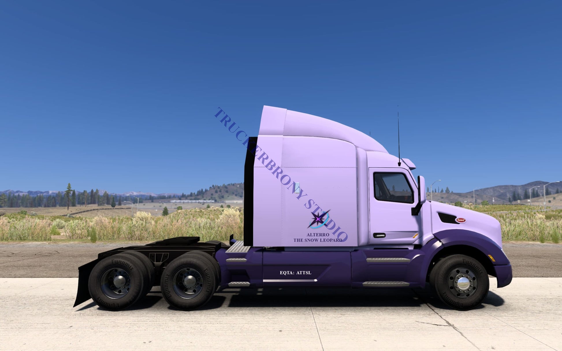 Alterro The Snow Leopard Peterbilt 579 (Digital Image) Digital Image