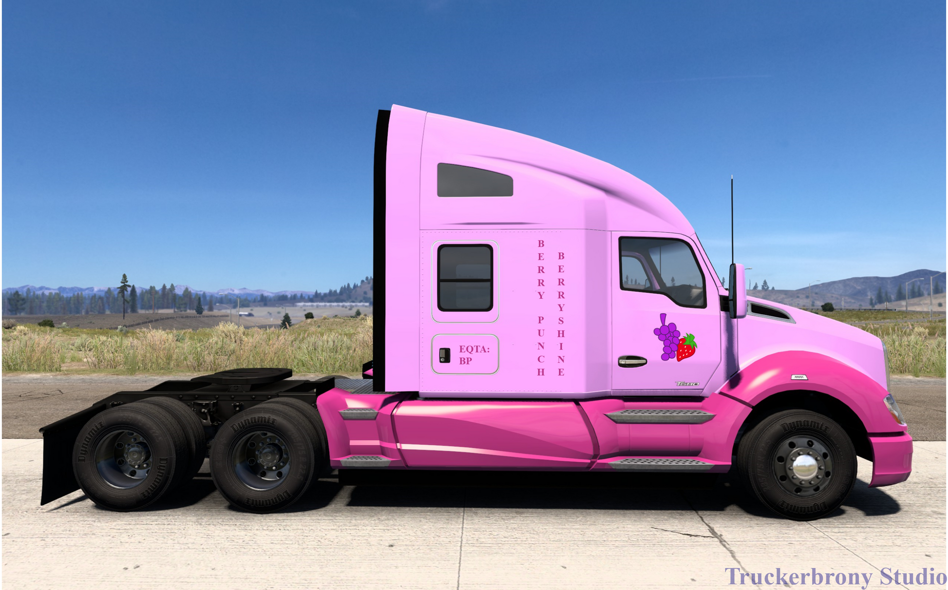 Berry Punch Kenworth T680 (Digital Image)